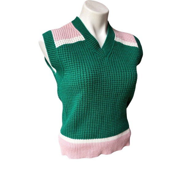 Marni x Uniqlo Popcorn Knitted V-Neck Sweater Vest, Sz M - Picture 7 of 14